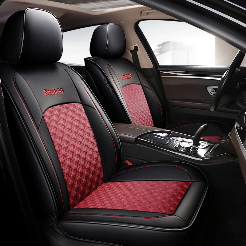  New PU Leather Auto Universal Car Seat Covers for jeep compass grand cherokee xj patriot renegade