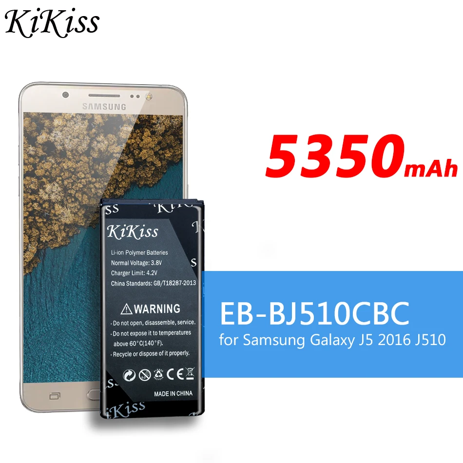 Высоко KiKiss батарея для samsung Galaxy Grand Prime SM G530 G530H/J5 /J1 J3 J5 /J5 сменная батарея J510