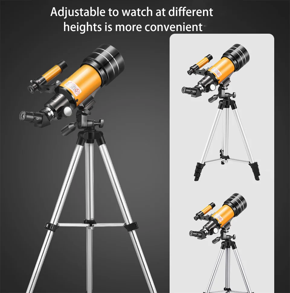 astronômica refratação viagem telescópio zoom monografias para crianças iniciantes presentes