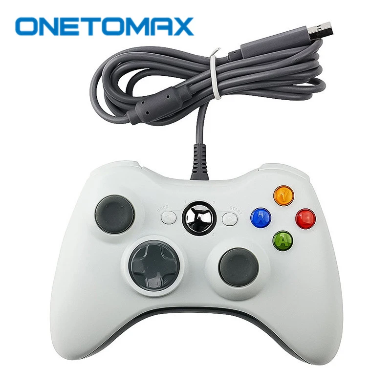 PC Game Controller USB Wired Dual Vibration Gamepad For Windows 7 8 10 Game Control Wired Joystick Joypad for Microsoft PC Games