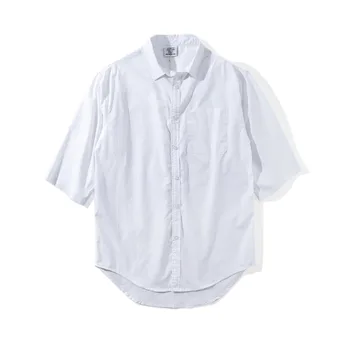 

2017ss best version Vetements casual short sleeve shirts hiphop Women men unisex trun down collar shirts