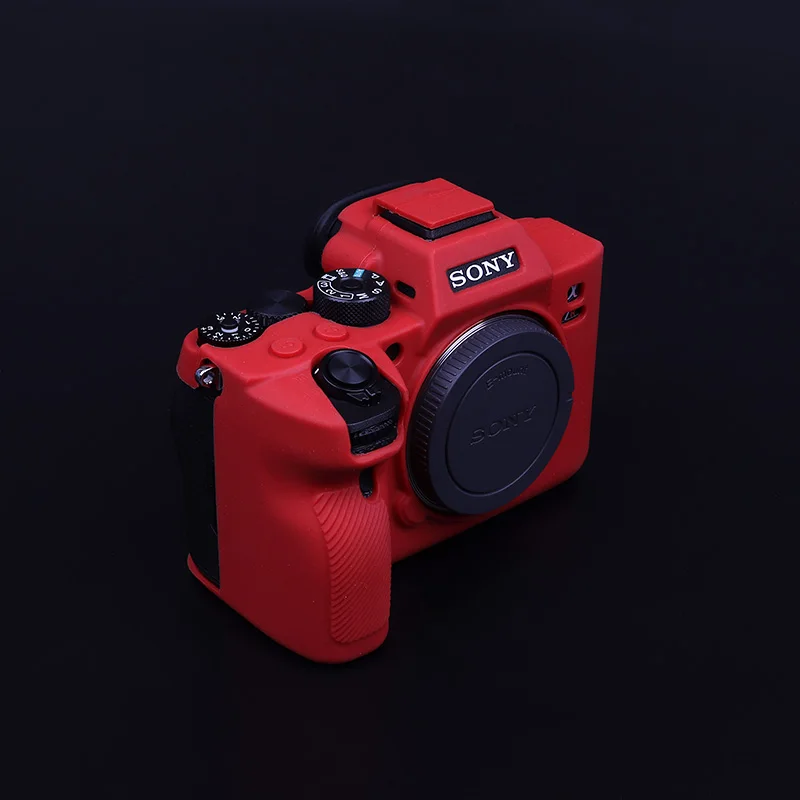 Силиконовая кожа брони чехол для камеры Защитная крышка для sony Alpha A7R4 A7 IV/A7R IV/A7M4/A7RM4 сумка для цифровой камеры