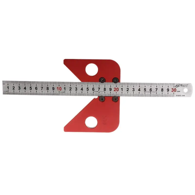 

45 Degree Angle Scribe Round Center Line Scribe Wood Ruler Carpenter Round Heart Ruler Layout Gauge Woodworking Tool