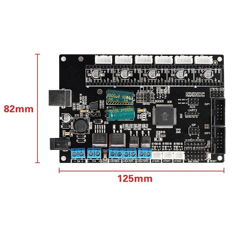 Аксессуары для 3D принтера материнская плата Trigorilla + Tmc2209 Mega2560 Ramps1.4 обновление Reprap