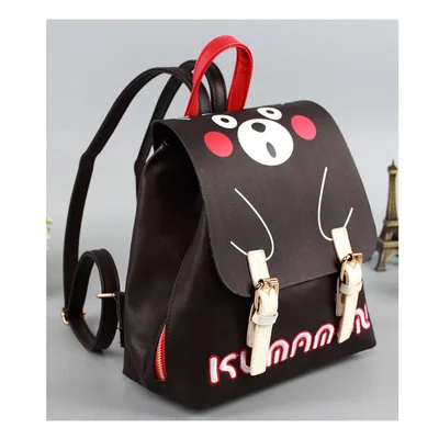 IVYYE Kumamon модные рюкзаки из искусственной кожи рюкзаки мультфильм рюкзак Повседневные детские школьные сумки Детский рюкзак унисекс
