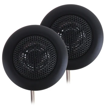 

2pcs Black 800W YH-120 Car Horn Dome Tweeter Audio Loudspeaker Car Stereo Treble Speaker For Cars