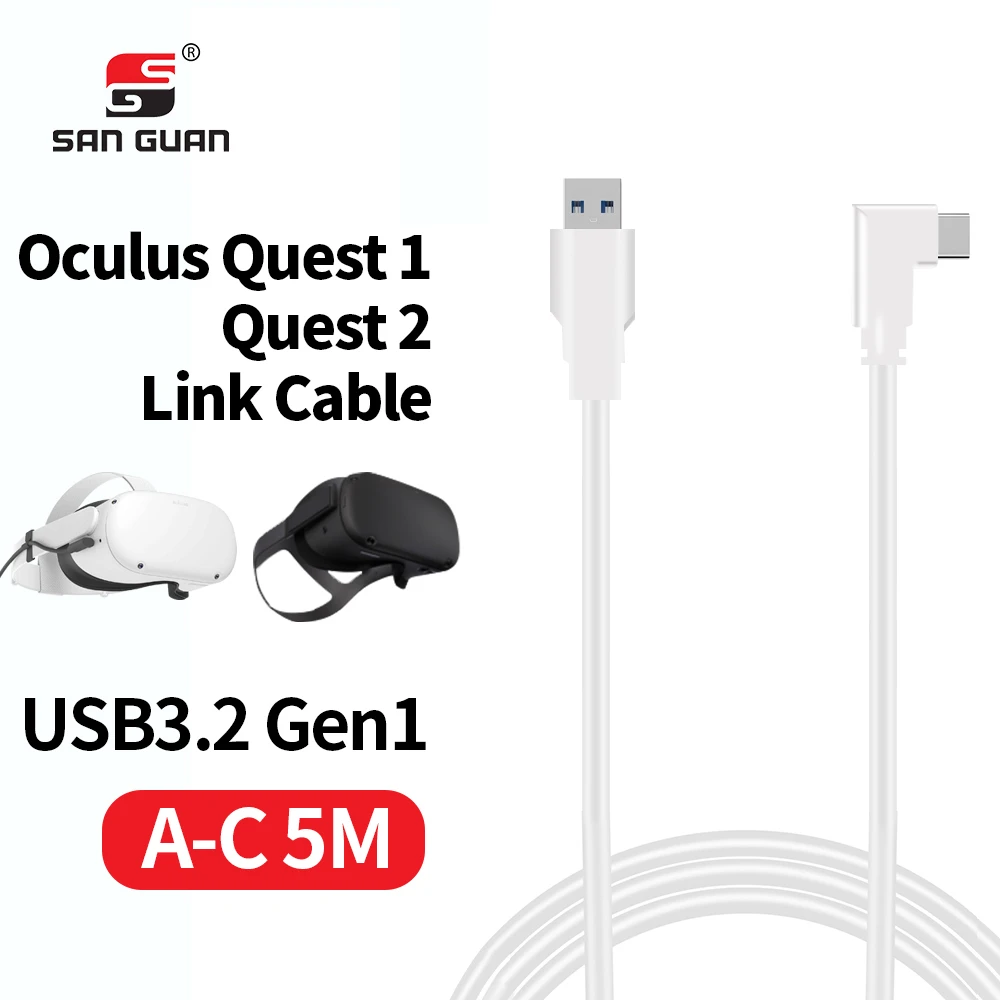 Oculus Quest Link Cable,USB C to USB C Cable 10 FT High Speed Data Transfer & Fast Charging Cord 60W Power Delivery PD Charging Cable Compatible for Oculus Quest 2 and Gaming PC VR Headset for PC Oculus Quest Link Cable,USB C to USB C Cable 10 FT High Speed Data Transfer & Fast Charging Cord 60W Power Delivery PD Charging Cable Compatible for Oculus Quest 2 and Gaming PC VR Headset for PC