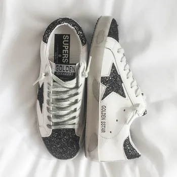

Super fire sneakers five star sequins dirty shoes spring trend