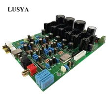 Lusya двухъядерный WM8742+ AK4118 DAC аудио декодер оптического волокна коаксиальный аудио декодер плата 24bit 192K T1151