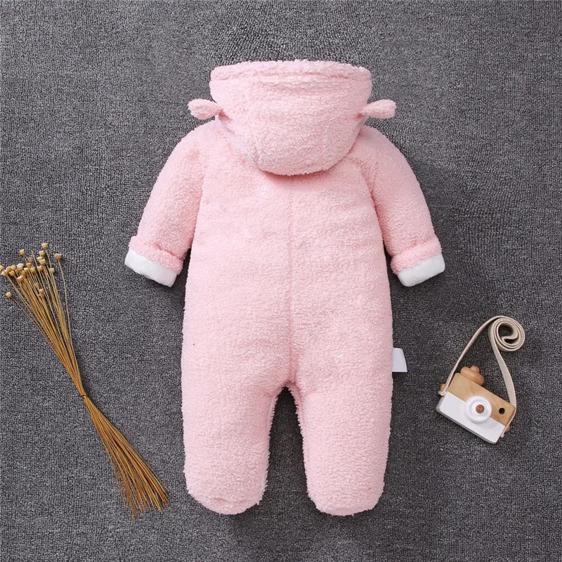 baby clothes Infant Baby Girls Boys Bear Winter Zip Thick Snowsuit Hoodie Coat Jumpsuit Winter warm clothing romper #4S03 (15)