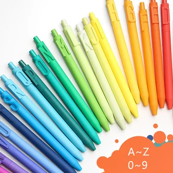 

Number and Letter Gel Pen Ballpoint 0.5mm Black Ink Liner Marker Novelty Stationery Love Gift Office School E6153