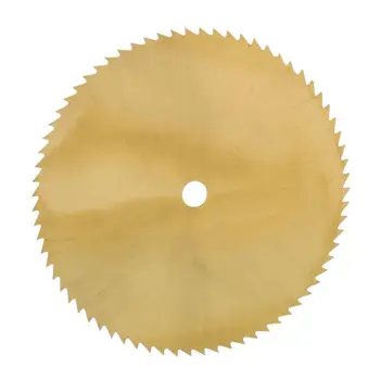 

50/60/80mm HSS TI-coated Circular Saw Blade Metal Woodworking 6/6.35mm 37MD