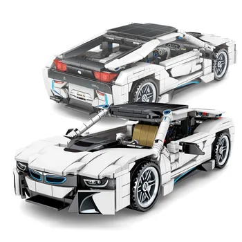 

2020 New building blocks Compatible Technic Supercar Diy Rcing Car Figures Educational Blocks Bricks Car Toys For Boy Child Toys
