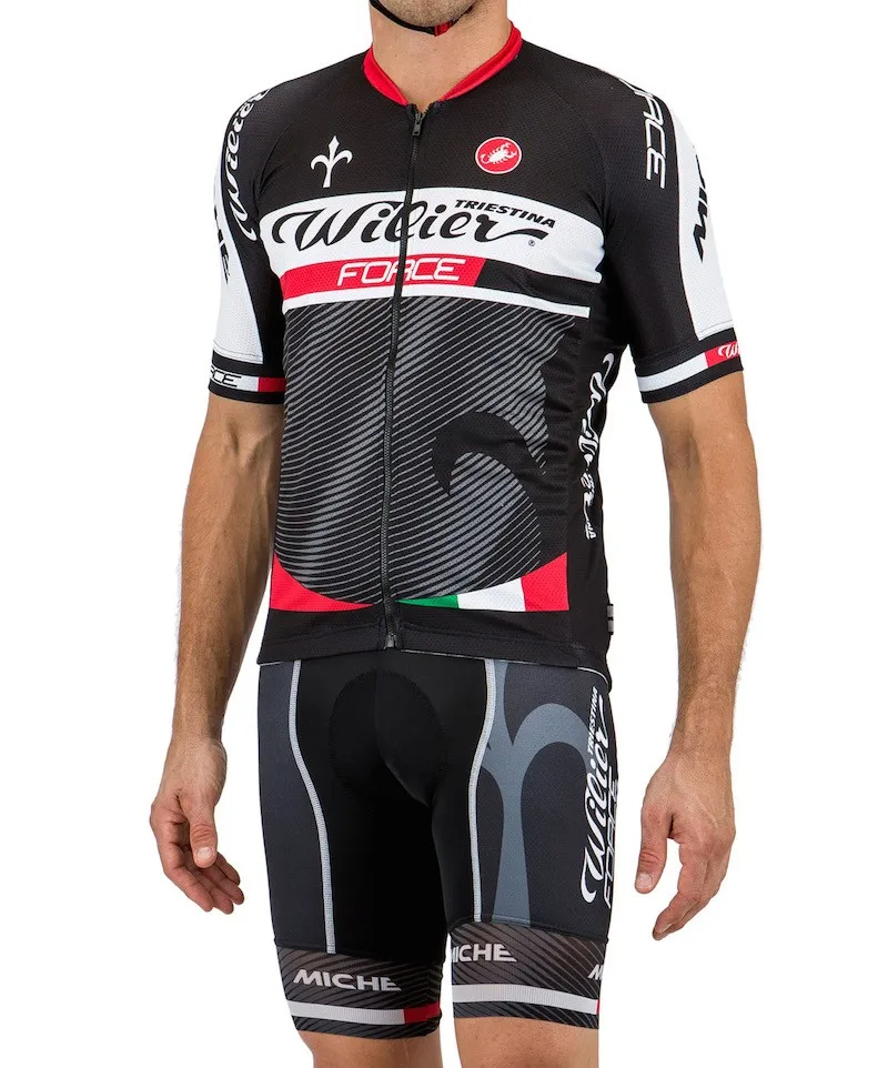 Wilier короткий рукав майки для велоспорта нагрудник наборы Ropa Ciclismo Mtb Bicicleta горный велосипед Майо Одежда для велоспорта
