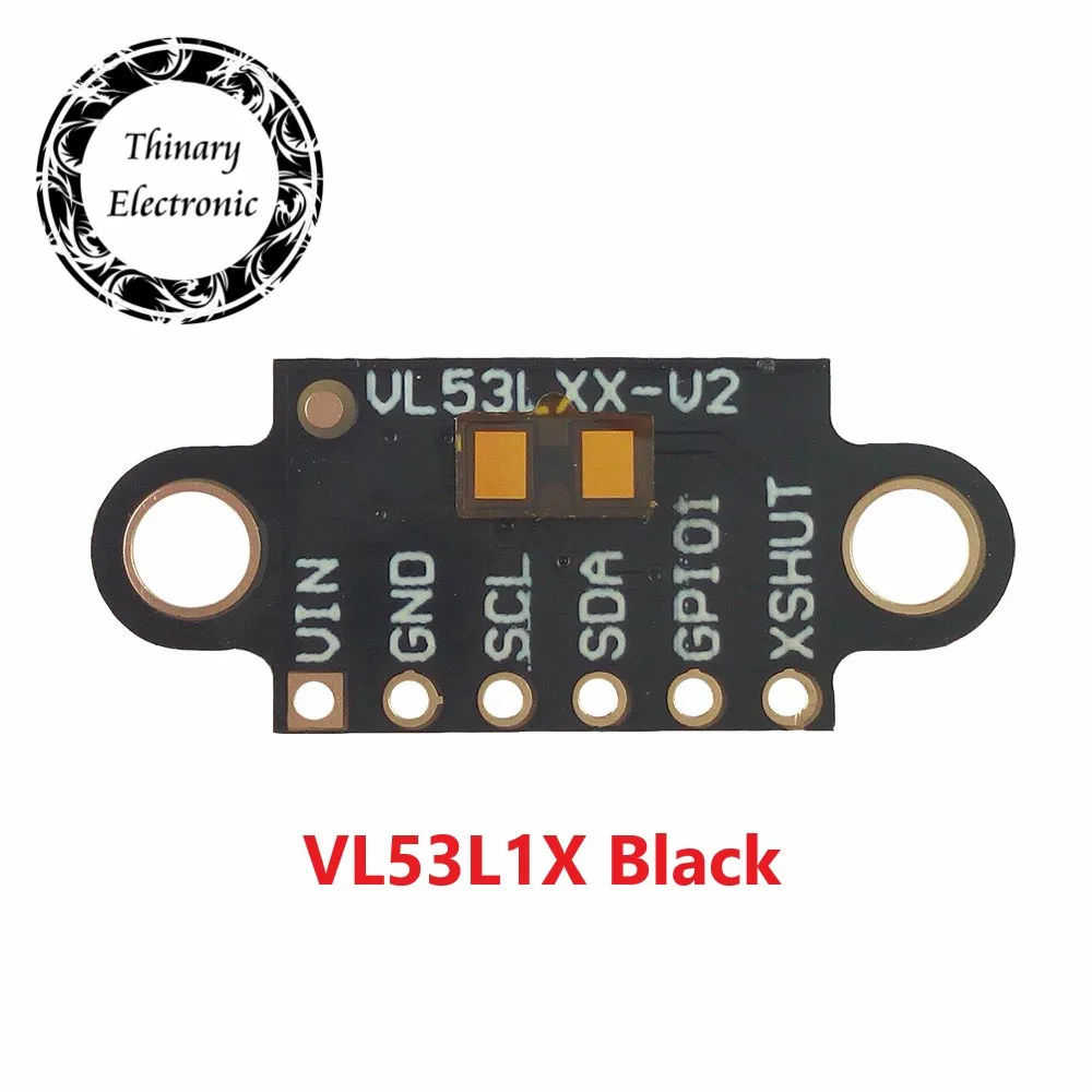 VL53L0X время полета(ToF) лазерный датчик дальности пробоя 940nm GY-VL53L0XV2 лазерный модуль расстояния I2C IIC 3,3 V/5 V и VL53L1X - Цвет: VL53L1X