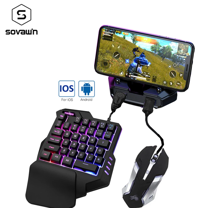 For Call Of Duty Mobile Pubg Controller Gamepad Android Gaming Keyboard  Mouse Converter Set For Iphone To Pc Adapter - Gamepads - AliExpress
