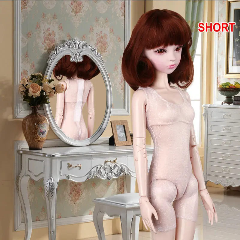 Short Style Немаркая одежда белая сетчатая нижняя рубашка кукольная одежда для 60 см 1/3 BJD кукла аксессуары для куклы для девочки - Цвет: Short Style
