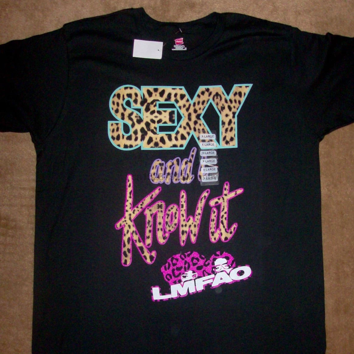 Sexy y yo lo sé Lmfao de adulto para hombres nueva! Camisas sueltas de de manga corta para hombre 033316|Camisetas| - AliExpress