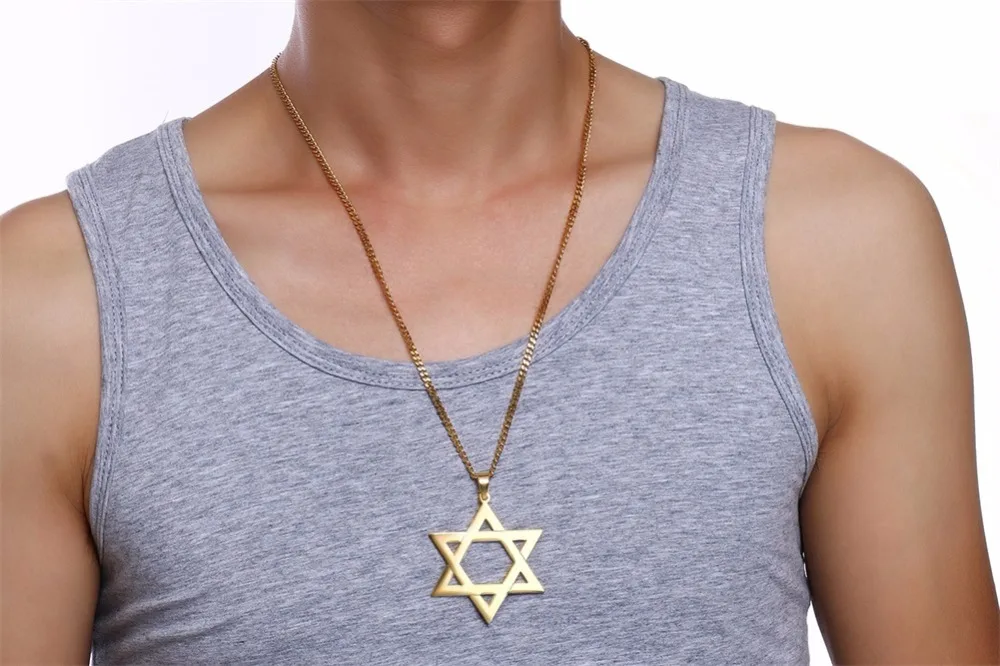 MP Gole Jewish Star of David Pendant Necklace 19