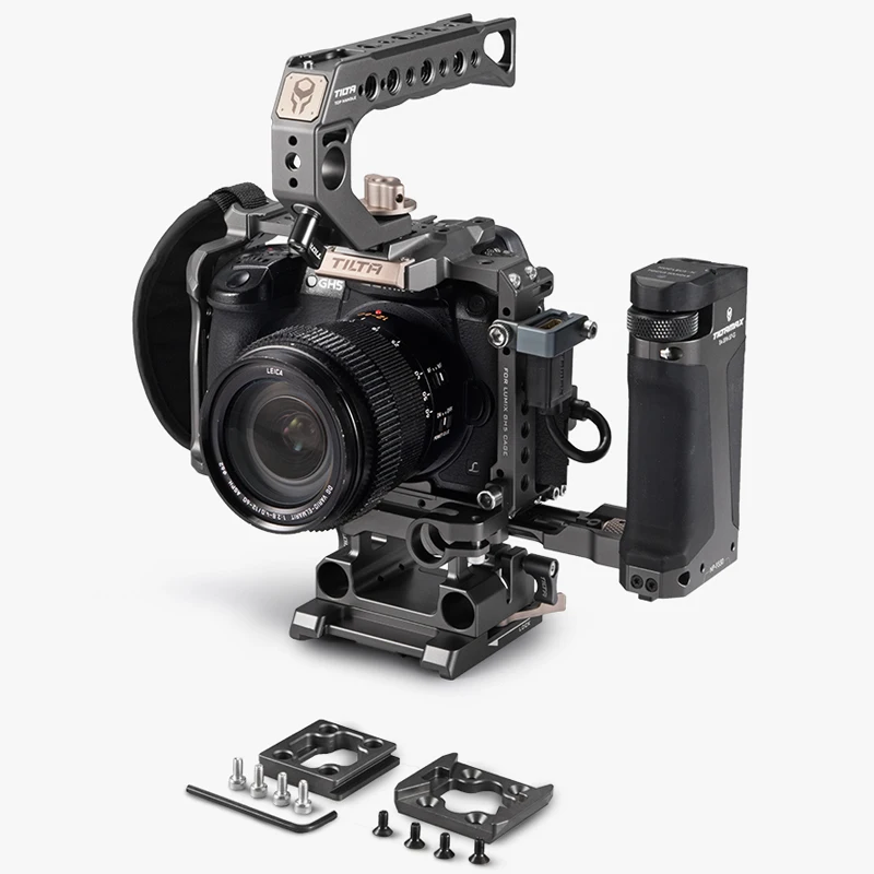 Tilta TA-T37-FCC-G DSLR GH5 клетка Полная Клетка совместима с Panasonic GH5 GH5S dslr rig gh5 rig клетка Верхняя ручка боковая фокусировка ручка