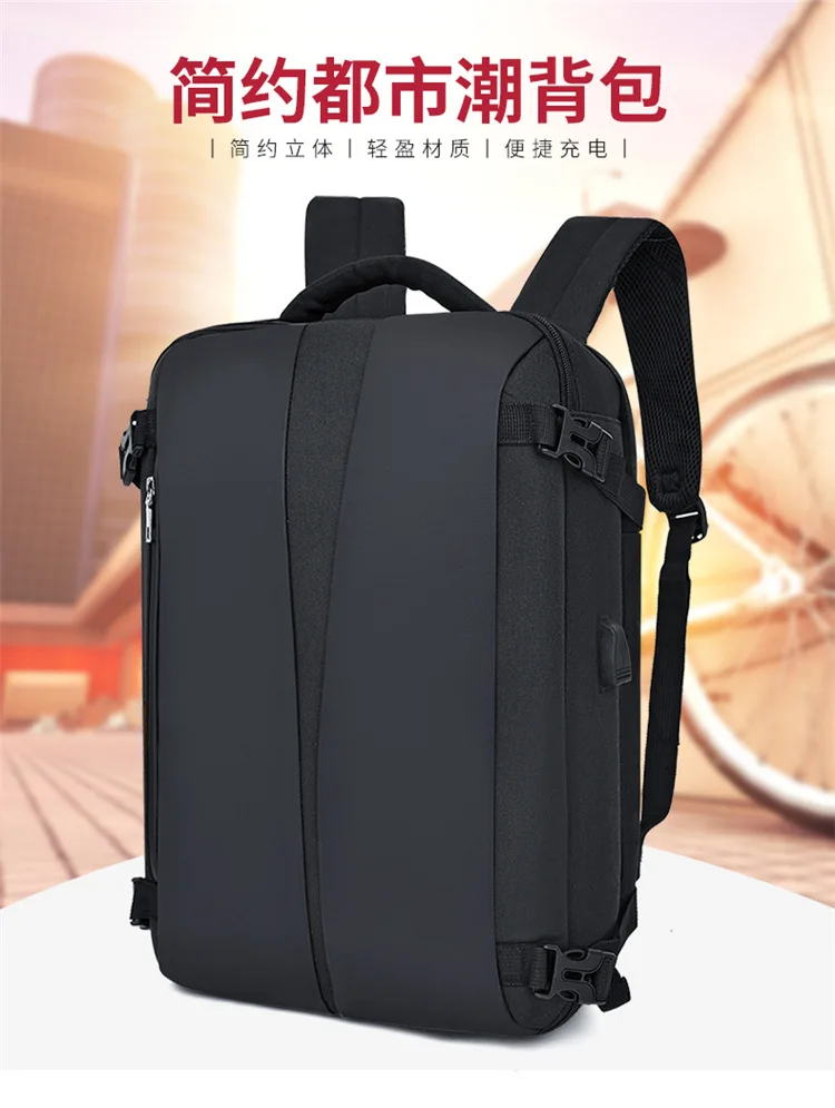 Big Capacity Anti Theft Men Backpack Laptop Waterproof USB Back Pack Women Oxford College Student Bagpack School Bag for Teenage