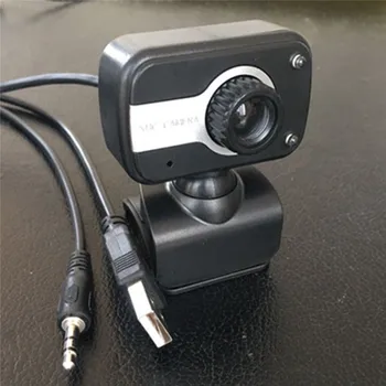 

HD Webcam Web Cam USB Camera Computer Network Live Camera Free Drive Cam with Built-in Microphone