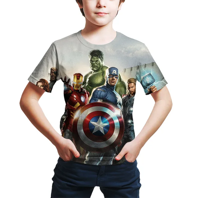 Kids avengers shirt Clearance