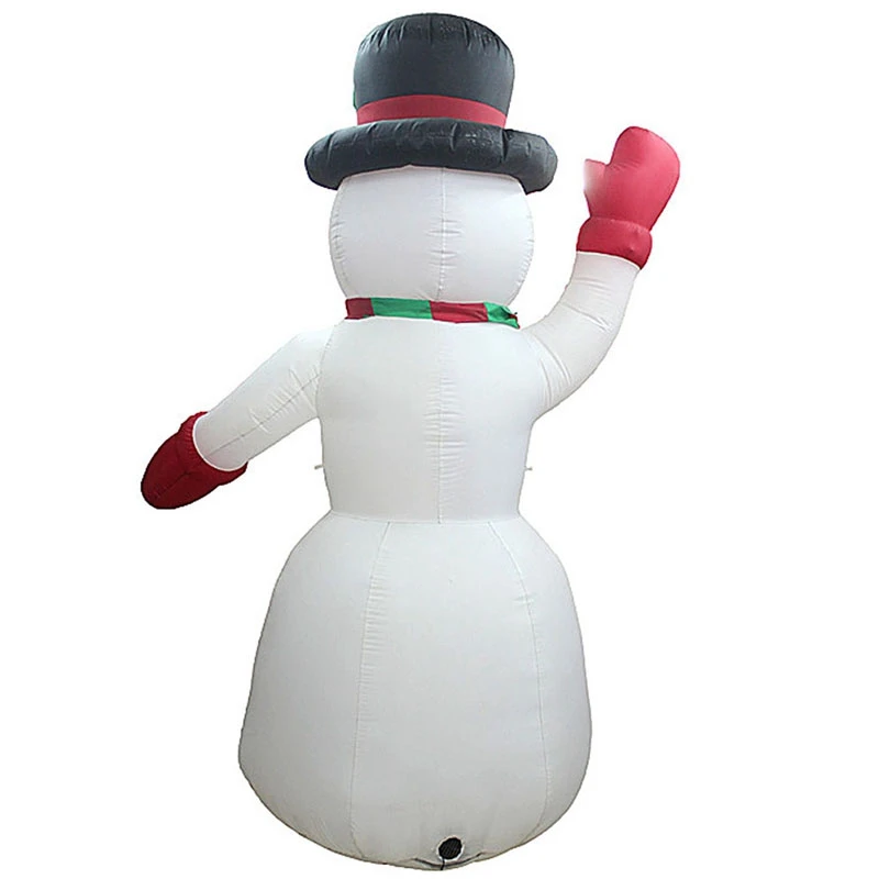 2.4M LED Air Inflatable Snowman with Blower Garden Outdoor Hotels Layout Christmas Decor Figure Kids Classic Toys US Plug