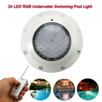 

IP68 Led Swimming Pool Light 45W Led Waterproof UnderWater Light AC/DC 12V Pond Lights RGB Led Spotlight Outdoor Lighting