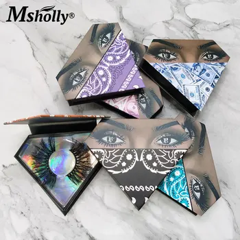 

6D/5D/3D Mink Lashes Bulk Fluffy 25 mm Mink Eyelashes Makeup Dramatic Long False Eyelashes Extension Free Eyelash Packaging Box