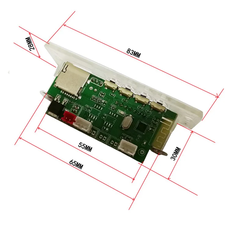 Tenghong lcd MP3 декодер плата DC12V наушники Bluetooth 5,0 без потерь аудио декодирование Громкая связь Звук WMA WAV APE MP3 USB карта