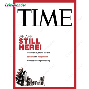 

Time Magazine Backdrops for Photography Children Birthday Party Decor Baby Shower Photography Backgrounds Photo Studio