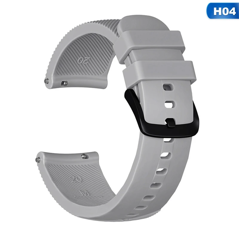 Новые силиконовые умные часы ремешок для Garmin Vivoactive 3 Band Vivomove браслет hr для Garmin Forerunner 645 умные аксессуары - Цвет: H04