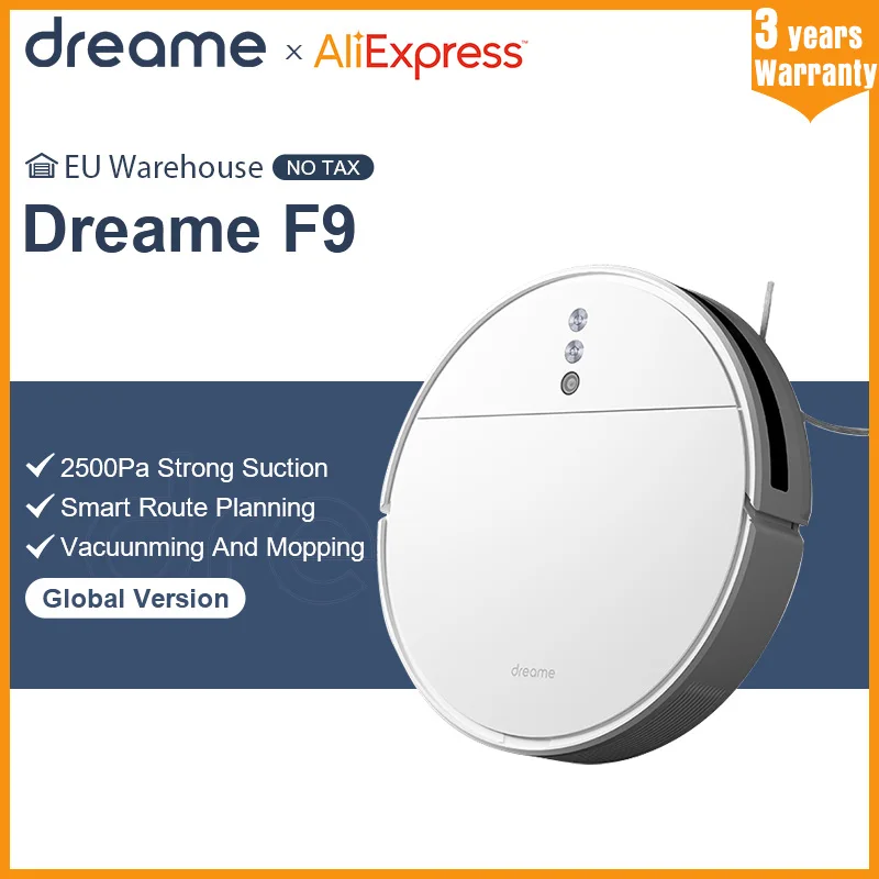 Dreame F9 робот-пылесос 2500Pa всасывания запланированную уборку в автоматическом