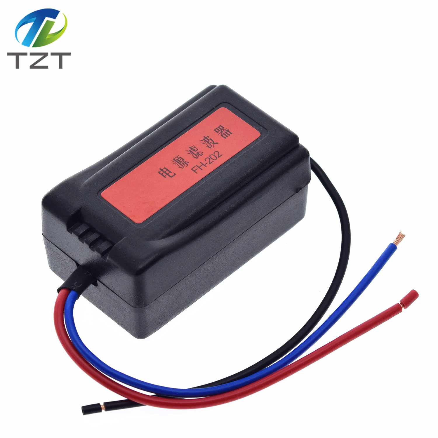 DC 12V блок питания Предварительно проводной черный пластиковый аудио фильтр питания для автомобиля VEA22P фильтрация для аудио DIY