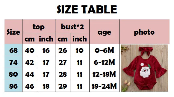 Imcute New Christmas Baby Girls Santa Claus Romper Long Sleeves Infant Newborn Baby Jumpsuit Princess Plush Clothes Gift