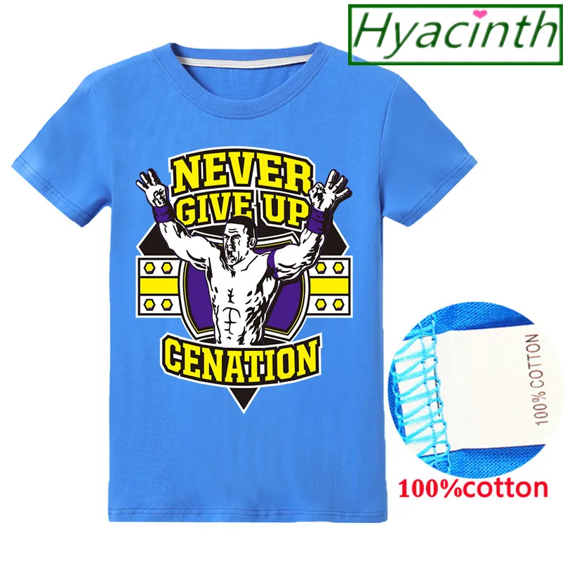 WWE John Cena/детская футболка Топы для маленьких девочек, хлопковая футболка одежда для маленьких мальчиков, футболка с изображением истории игрушек Рождественская Одежда для мальчиков