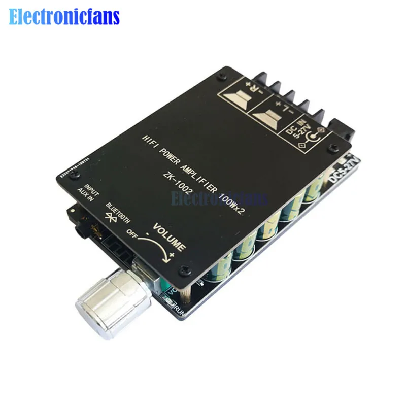 ZK-1002L ZK-1002 Hi-Fi 100WX2 TPA3116 Bluetooth 5,0 высокомощный цифровой усилитель стерео плата AMP Amplificador аудио домашний кинотеатр