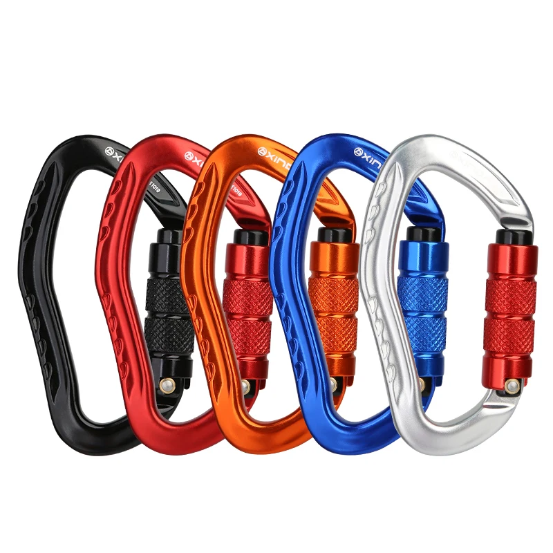

Climbing Carabiner Safety Pear-shaped Professional Safety Buckle Hiking Survival Kit Protective Equipment Carabiner Climbing