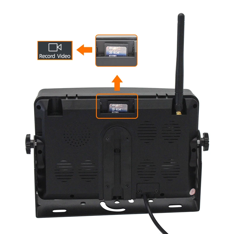 Sinairyu 1280*960 высокое разрешение AHD беспроводной грузовик DVR монитор " ночное видение обратный резервный рекордер Wifi камера для автобуса автомобиля