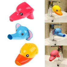 Extension de robinet dessin animé pour enfants, lavage des mains dans la salle de bain, accessoires d'évier de cuisine, pratique pour bébé, aide au lavage 1 pièce
