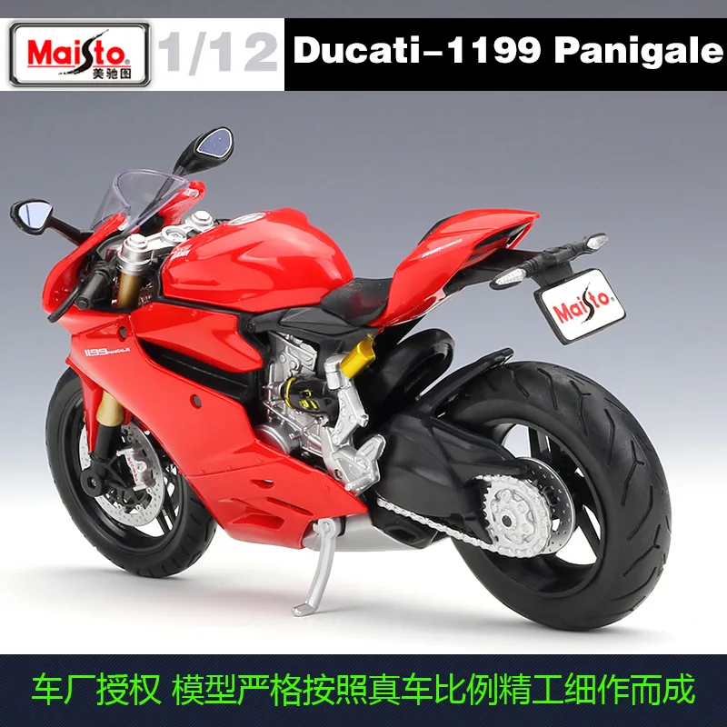 Новая модель мотоцикла Maisto 1:12 DUCATI 1199 из литого сплава Panigal реальная