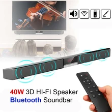 Soundbar 40W Wireless Bluetooth Speaker LED Display TV Home 3D Sound System Theater Subwoofer Loudspeaker AUX Coaxial aaae top fashion strong super bass sound bar tv wireless bluetooth speaker home tv theater soundbar with subwoofer gold