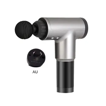 

Silver Physiotherapy Muscle Massage Gun Health Massage Deep Relaxation Device High Frequency Vibration Impact Fascia Gun