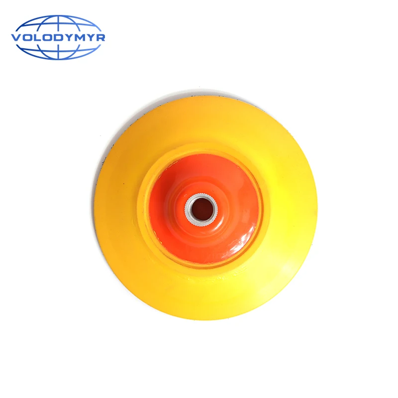 Soft Edge Backing Plate for Polishing Pad Rotary Polisher 5 or 6 Inch M14 M16 Adhesive Back Plate