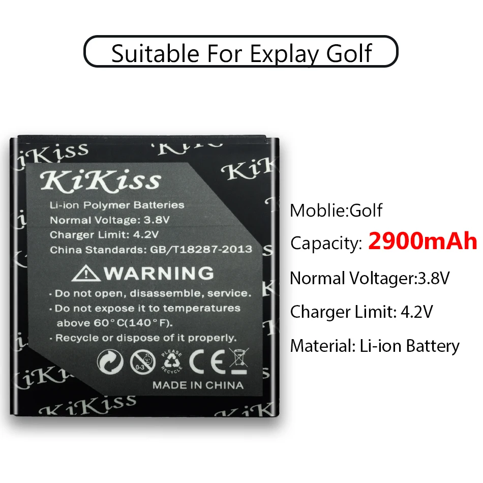 Для Explay Golf 2700 мАч аккумулятор большой емкости для телефона литий-полимерный аккумулятор большой мощности для Explay Golf