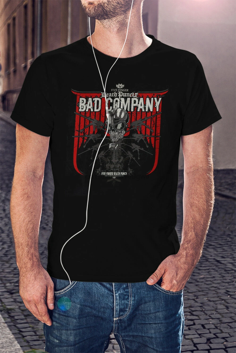 FIVE FINGER DEATH PUNCH Мужская футболка Heavy Metal Band рубашка FFDP 5FDP Tee (5) |