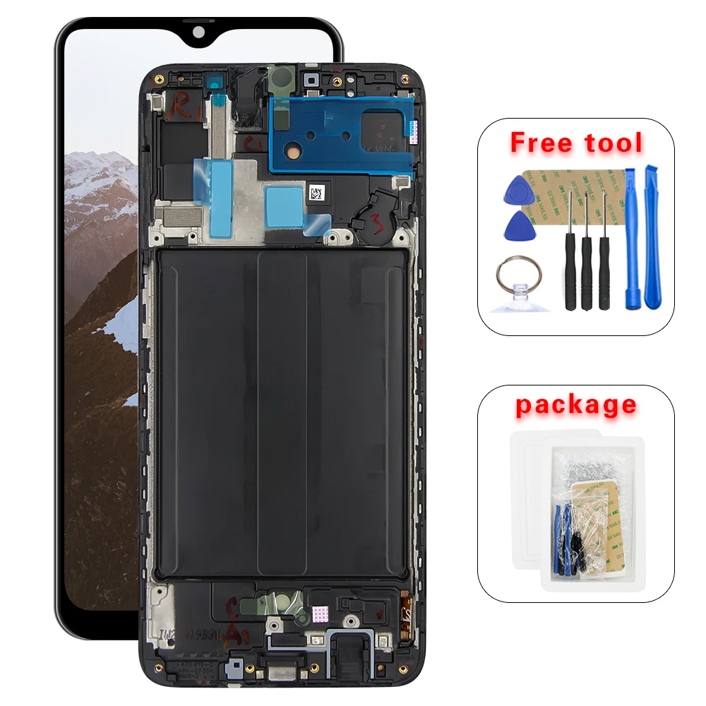 ЖК-дисплей A70 для Samsung galaxy 2019 A705 A705F SM-A705F/DS A705FN A7050 дисплей сенсорный экран