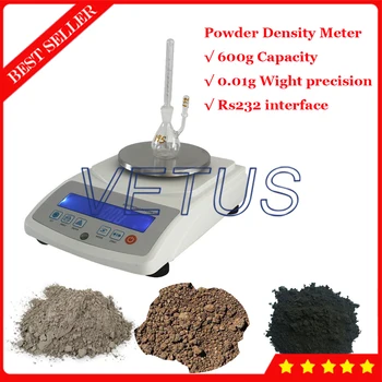 

Digital Powder Densitmeter Gravity Meter VTS6002PD Lab Carbon Powder Density Meter 600g/0.01g RS232 Interface