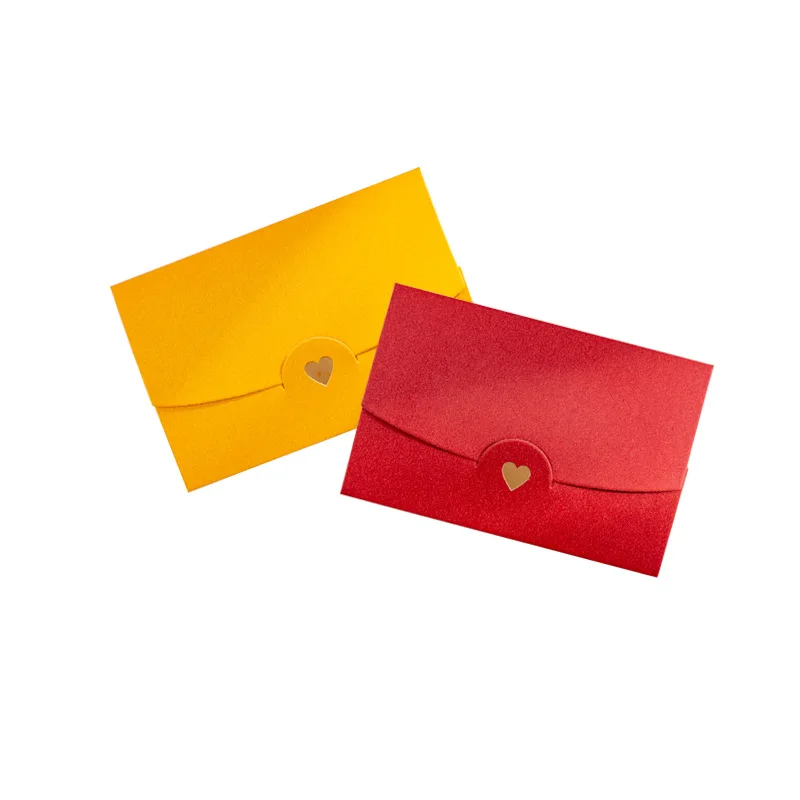 10 Pieces 10.5*7CM Color Retro Bronzing Mini Envelopes Iridescent Paper Love Letter Invitation Envelope
